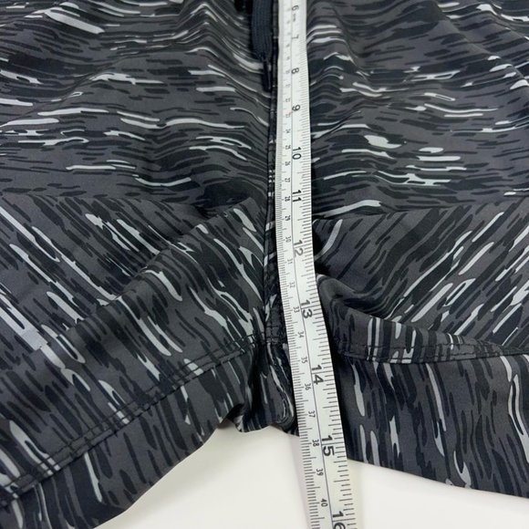 Speedo Mens Tech Volley Swim Shorts Black White Space Dye Drawstring XL New - Picture 6 of 12